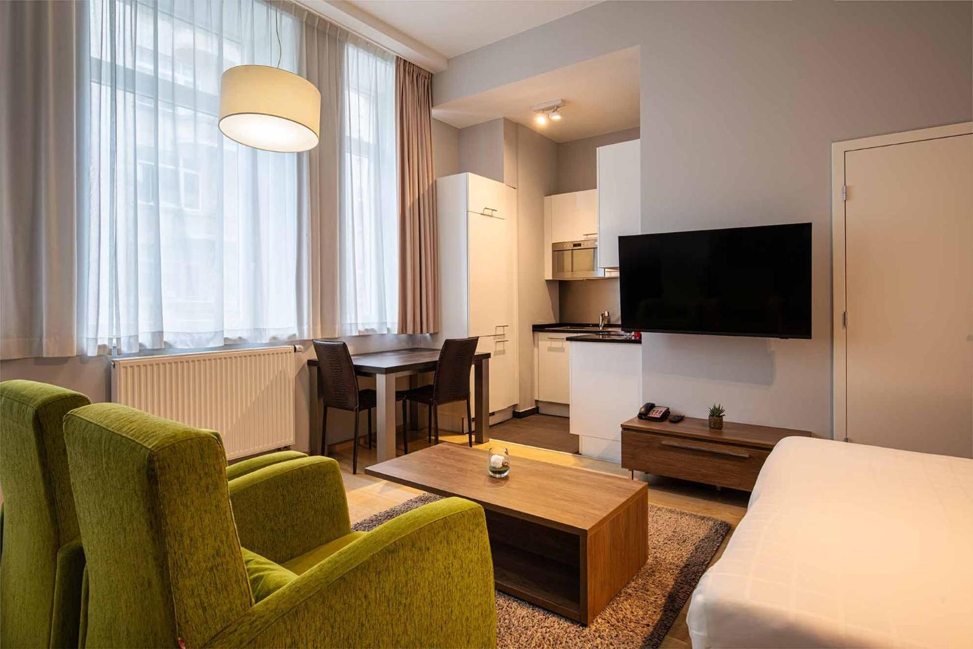 Thon Residence Florence Aparthotel Bryssel Exteriör bild